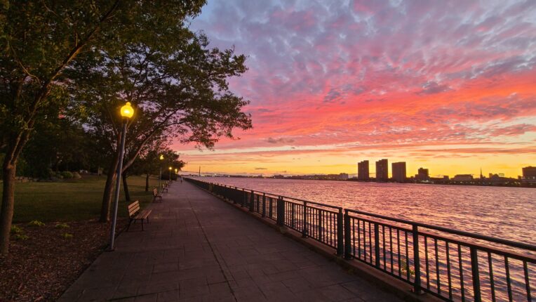 Waterfront Windsor Ontario Sunset